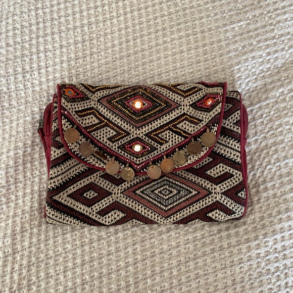 Free People Handbags - Free People Embellished Cosmetic Travel Case